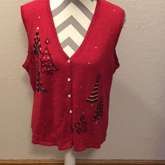 COPY - Mercer Street Studio Christmas vest size XL - Picture 1 of 5